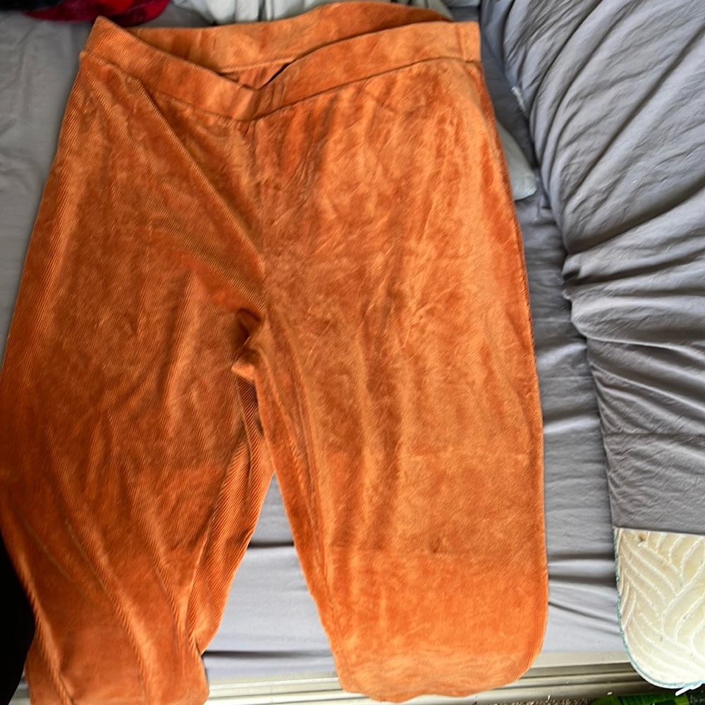 Orange outdoor collection leggings